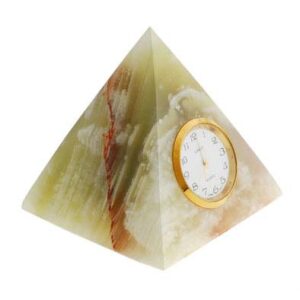Часы «Пирамида», камень оникс, 78 мм