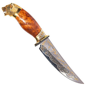 Коллекционный нож “Форель” (цельнометаллические ножны)