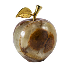 Сувенир «Яблочко», камень оникс, 75 мм
