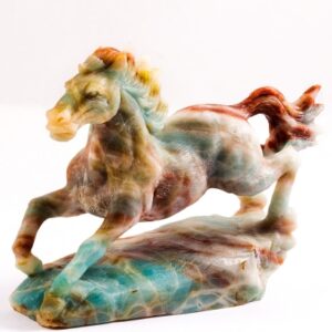 Фигурка «Лошадь», камень амазонит, 110 мм