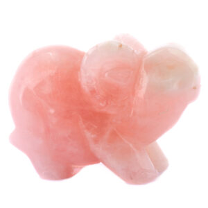 Памятный подарок Фигурка из камня “Овен” Драгоценный камень розовый кварц