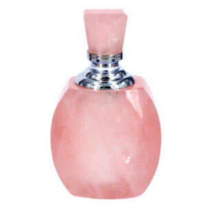 Флакон для духов, камень розовый кварц, 60 мм