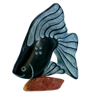 Фигурка «Рыбка Тай», камень талькохлорит, 132 мм