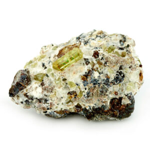 Коллекционный минерал апатит «золотой», 90 мм