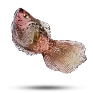 Фигурка “Рыбка”, камень турмалин, 28 мм