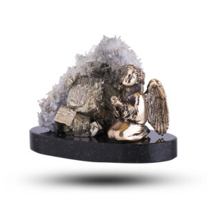 Композиция из бронзы и камня «Ангел»