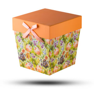 Подарочная упаковка “Тюльпаны”, в ассортименте