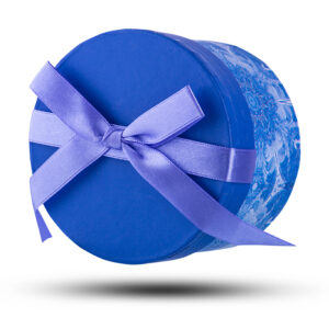 Подарочная упаковка, синяя, 95 мм