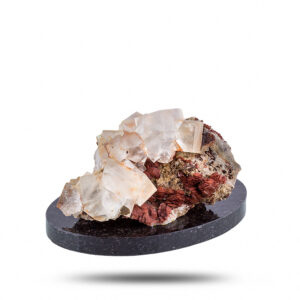 Камень флюорит и кварц, коллекционный