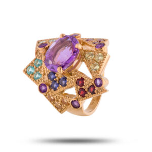 Авторское кольцо “Лилит”, бренд “Denisov & Gems”