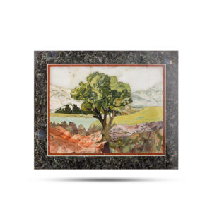 Флорентийская мозаика “Пейзаж” из натурального камня