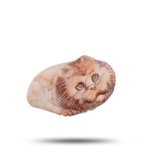 Фигурка «Кот», камни ангидрид, талькохлорит, 80 мм