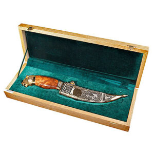 Коллекционный нож “Форель” (цельнометаллические ножны)