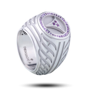 Эксклюзивное кольцо “Мерседес”, бренд “Denisov & Gems”