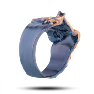 Авторское мужское кольцо “Винтаж”, бренд “Denisov & Gems”