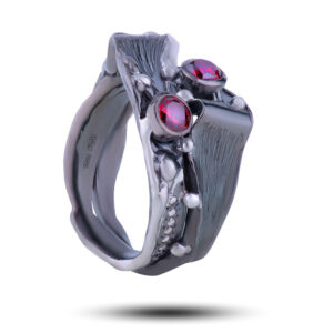 Авторское мужское кольцо “Винтаж”, бренд “Denisov & Gems”