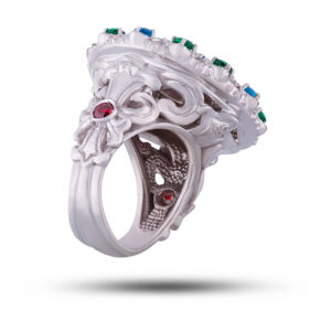 Эксклюзивное авторское кольцо “Солнышко”, бренд “Denisov & Gems”