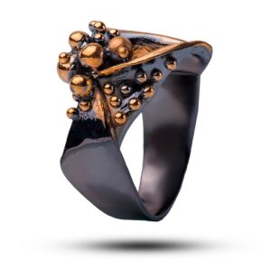 Кольцо серебряное «Пена», размер 17,5