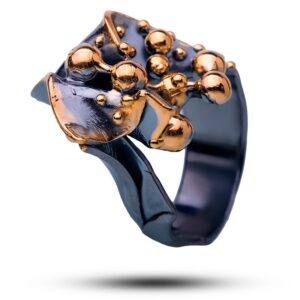 Кольцо серебряное «Пена», размер 19,5