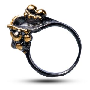 Кольцо «Дали», камень жемчуг, размер 17,5
