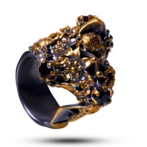 Эксклюзивное кольцо “Божьи коровки”, бренд “Vida Maestro”