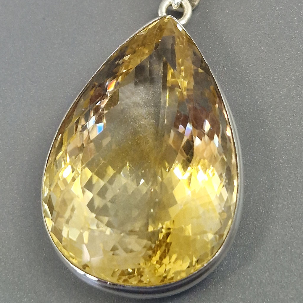 Кулон НГ-13342, камень цитрин