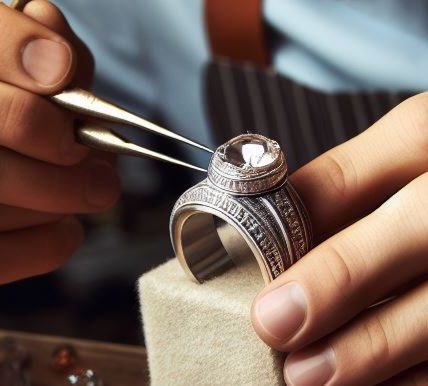 Ремонт кольца в ювелирной мастерской