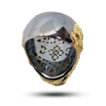 серебряное кольцо с кварцем волосатик взгляд изнутри
